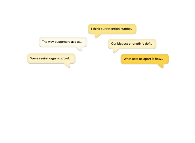 Thoughts merging into consensus